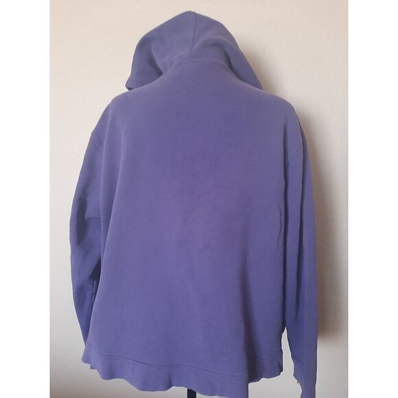 Disneyland Resort Purple Full Zipper Lightweight Jacket Size L Distressed Casual - Picture 8 of 11